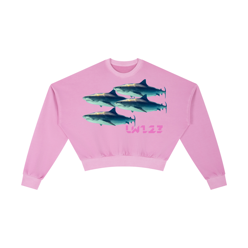 Vintage Washed Cropped Sweatshirt