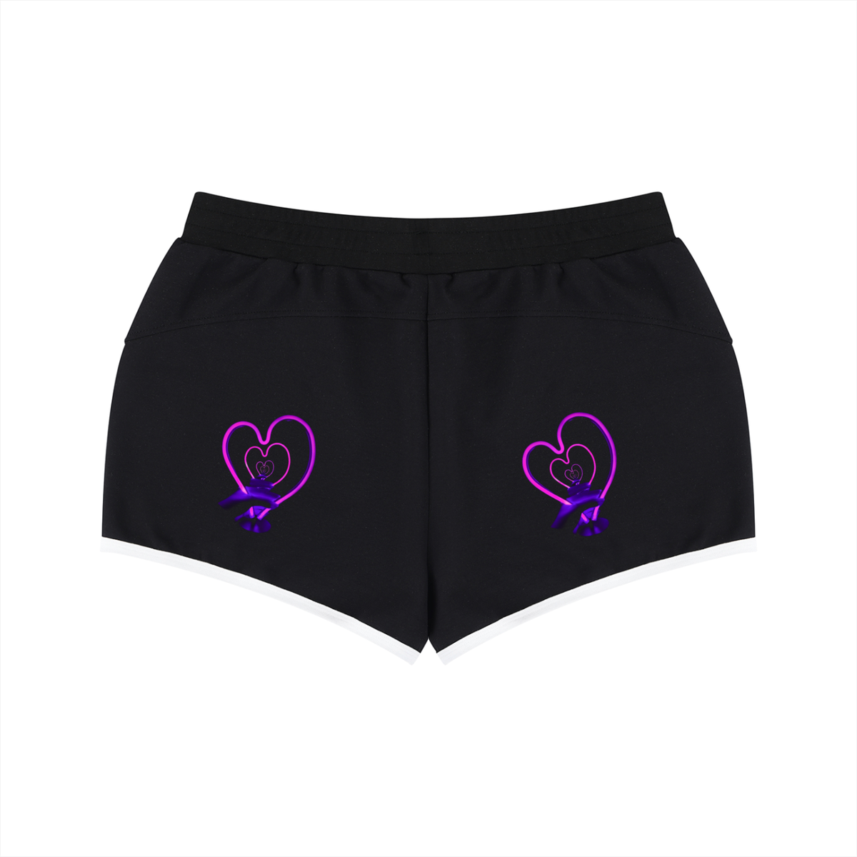 LW 123 Women's Retro Contrast Binding Shorts