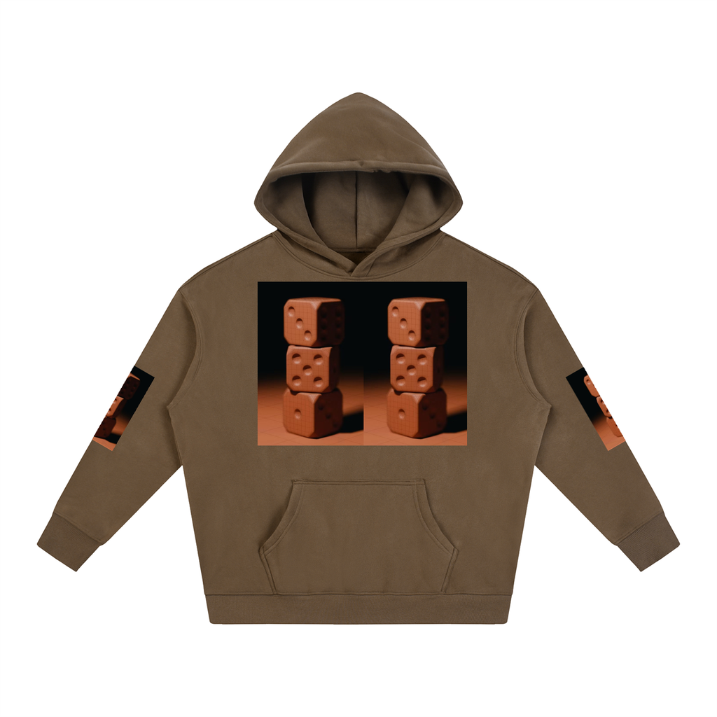 LW 123  Fleeced Hoodie