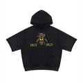 Unisex Mineral Wash Short Sleeve Hoodie