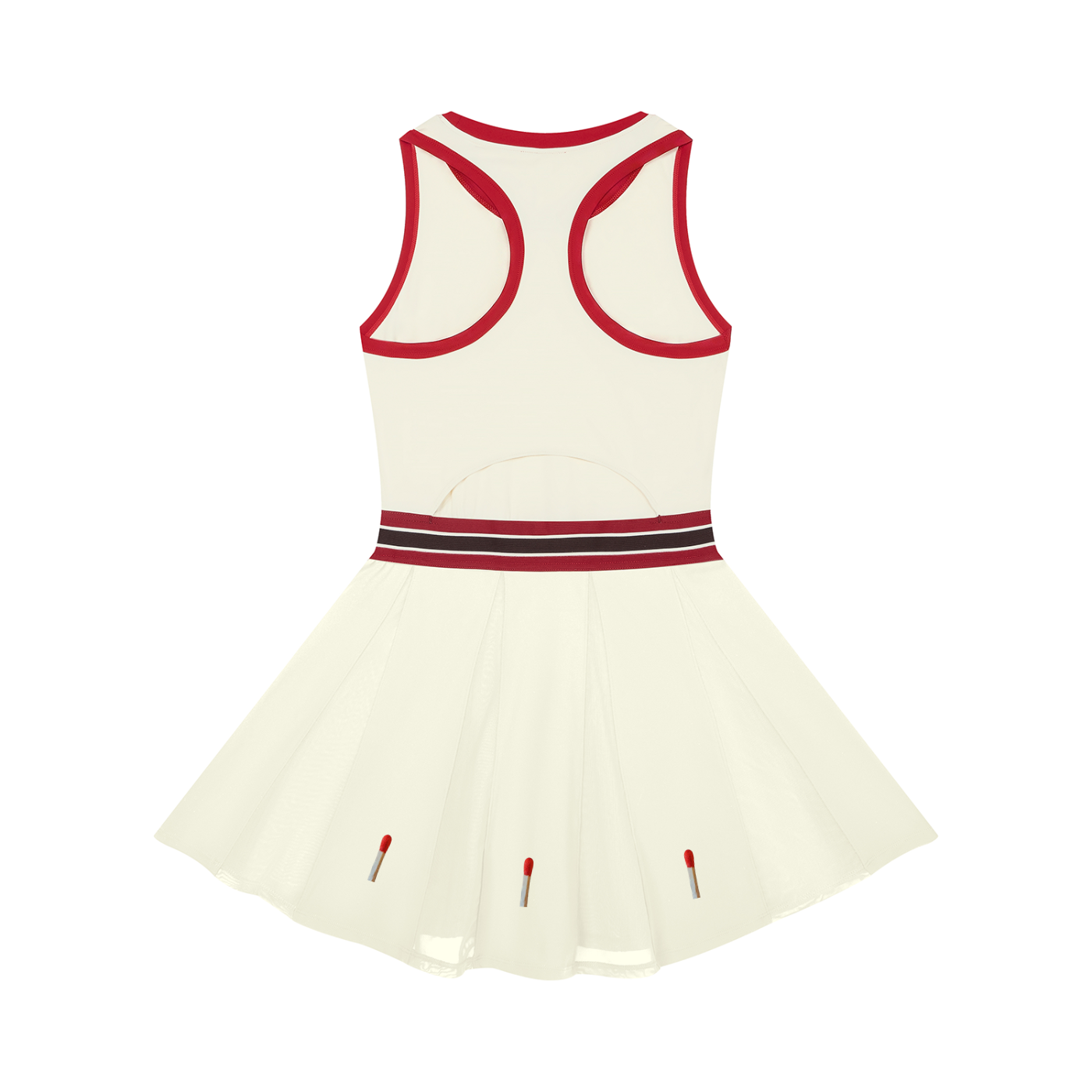 Women's Color Block A-Line Sleeveless Dress