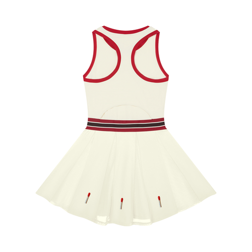 LW 123  Color Block A-Line Sleeveless Dress