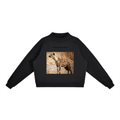 Essential Fleece Mock-Neck Crew Sweatshirt