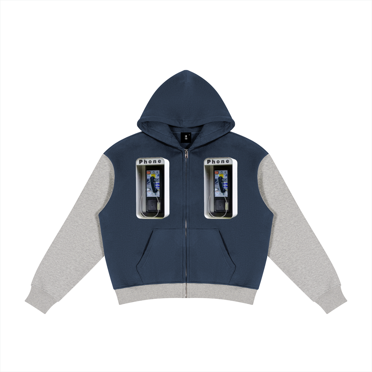 LW 123  Fleece Full Zip Hoodie