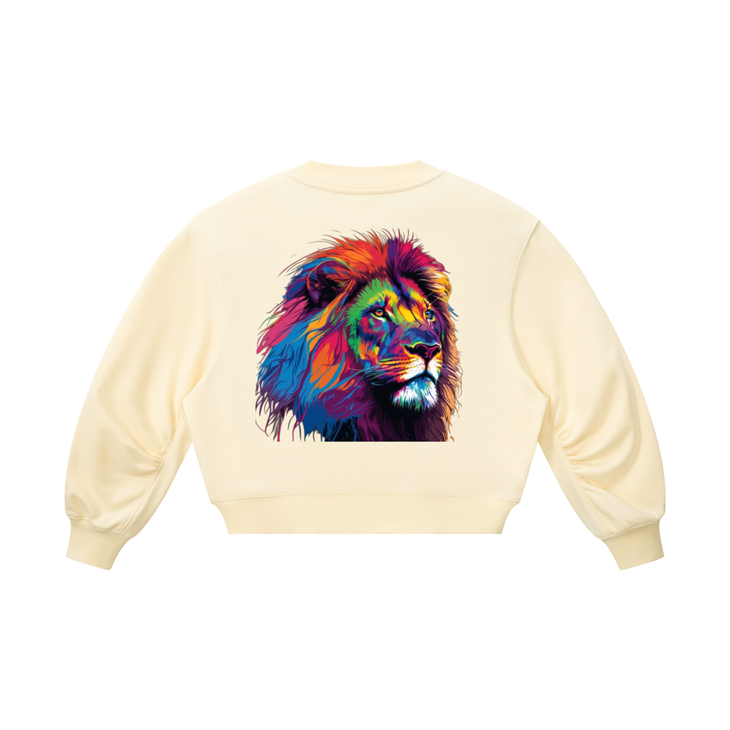 LW 123 Women’s Crop V-Neck Sweatshirt