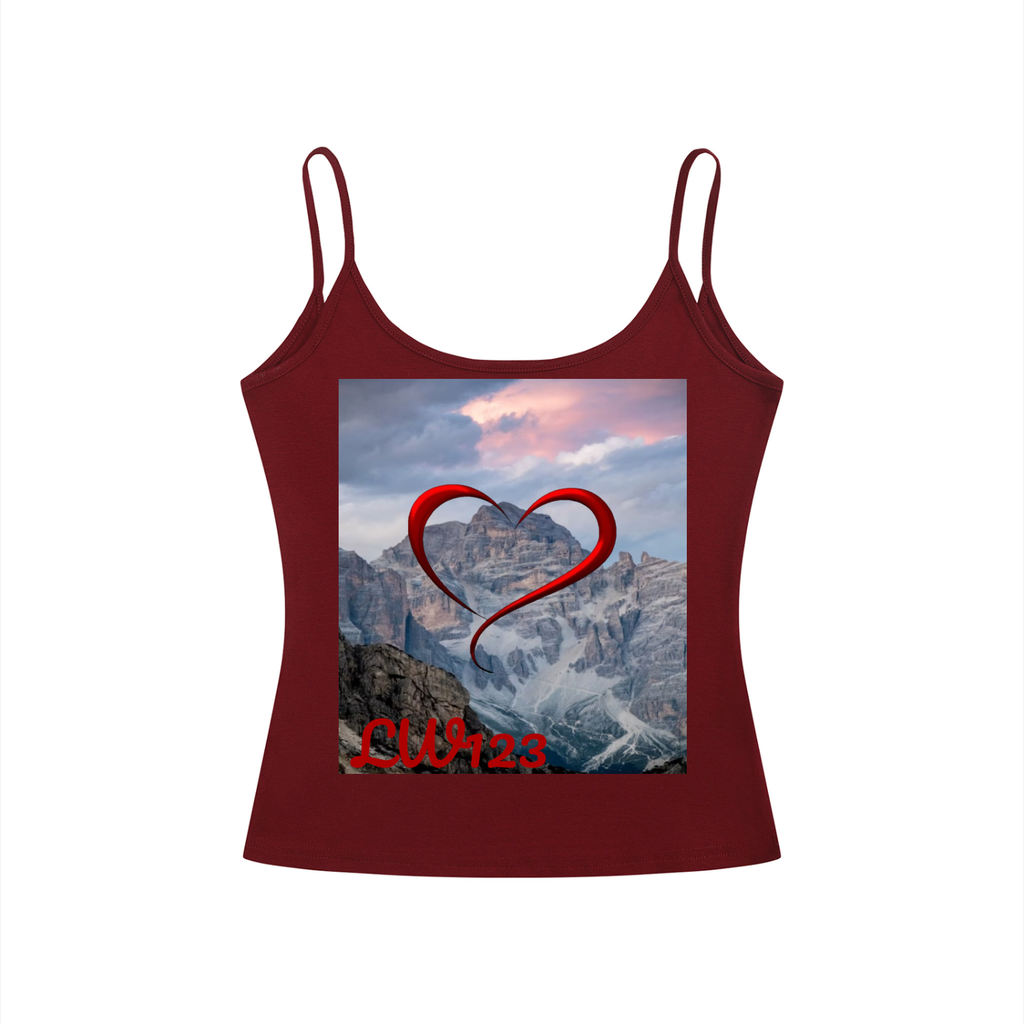 LW 123 Women’s Slim Fit Open-Back Tank Top