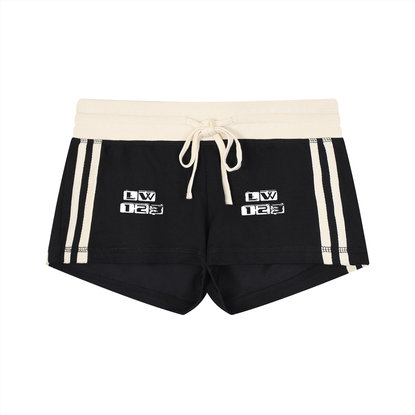 Women's Contrast Stripe Track Shorts