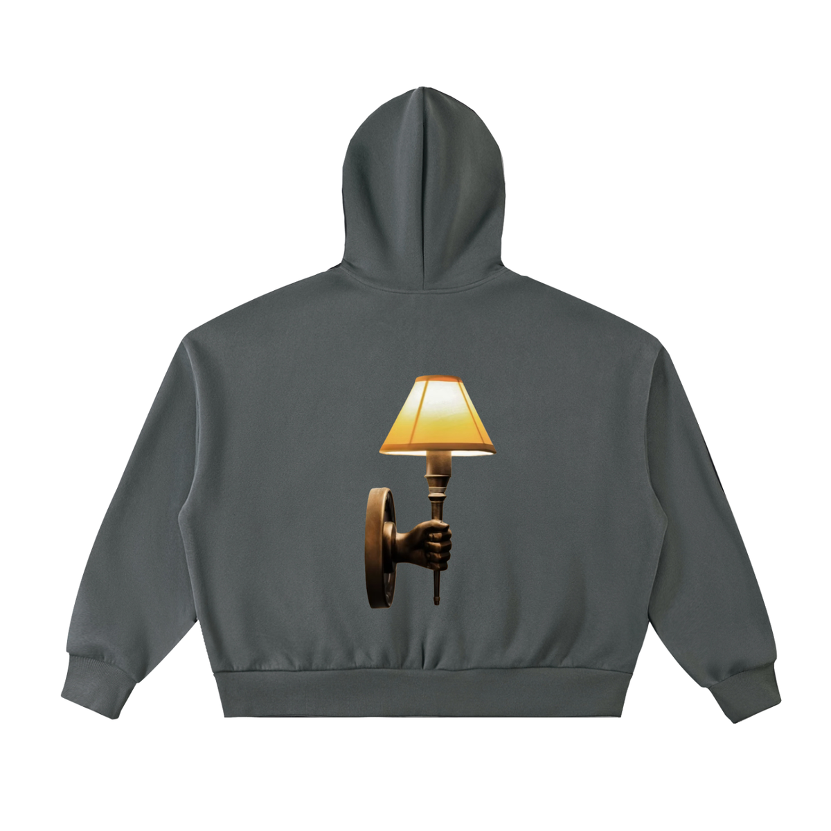 LW 123 Fleeced Full-Zip Boxy Hoodie