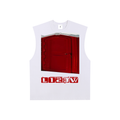 Raw Edge Cotton Tank Top