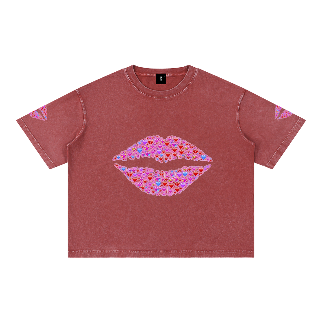 LW 123 Mineral Wash Boxy Cotton T-Shirt