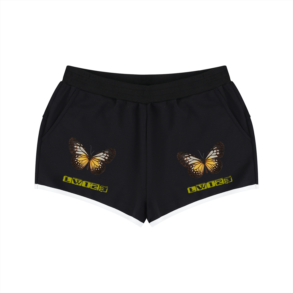 Women's Retro Contrast Binding Shorts