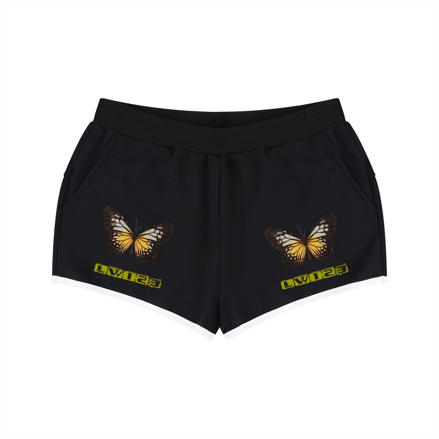 Women's Retro Contrast Binding Shorts