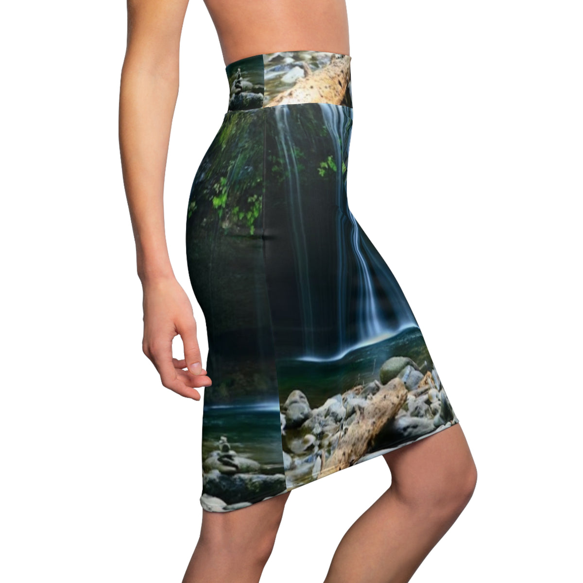 LW 123 Women's Pencil Skirt (AOP)