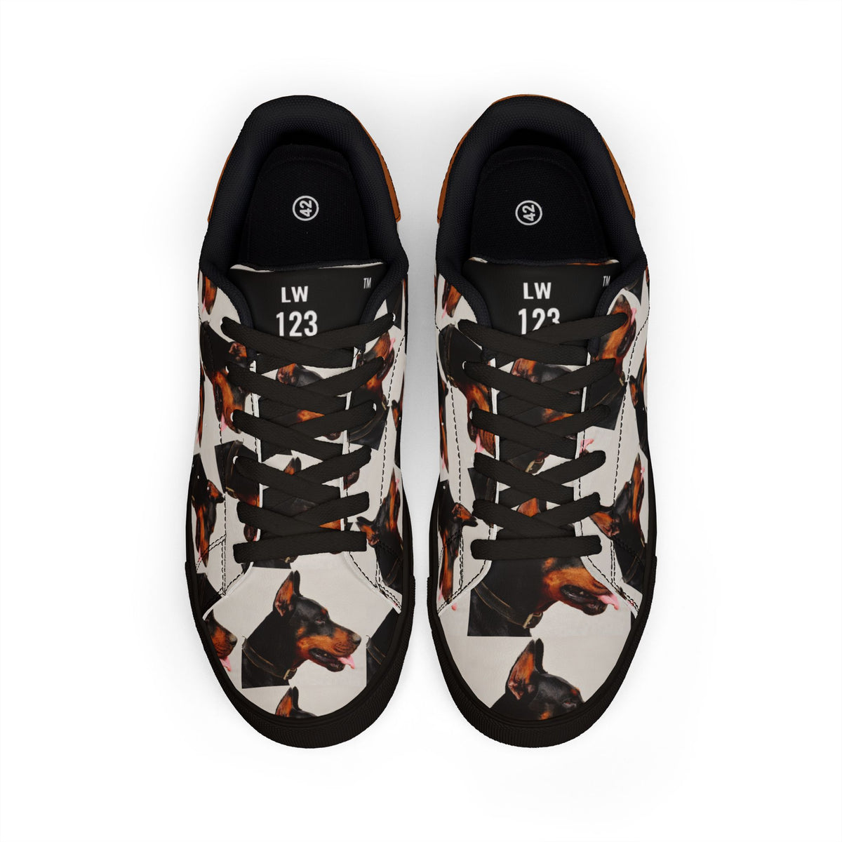 LW 123 Women's Low-Top Leather Sneakers