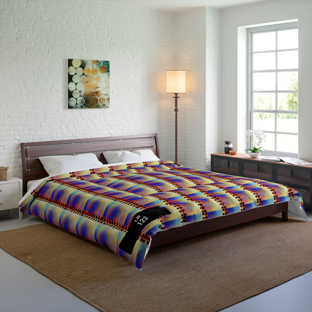 LW 123 Psychedelic Grid Comforter