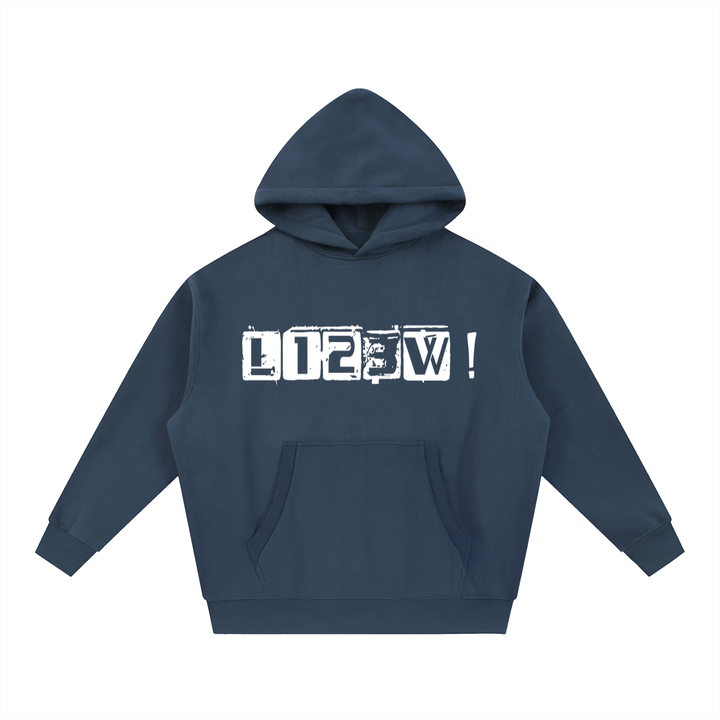 Essential Oversized Boxy Fit Fleece Hoodie