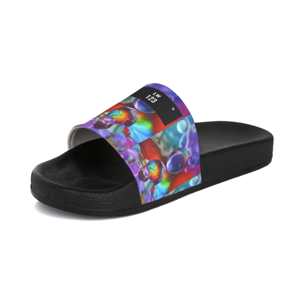LW 123 Bubble Abstract Slide Sandals