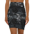 LW 123 Women's Mid-Waist Pencil Skirt (AOP)