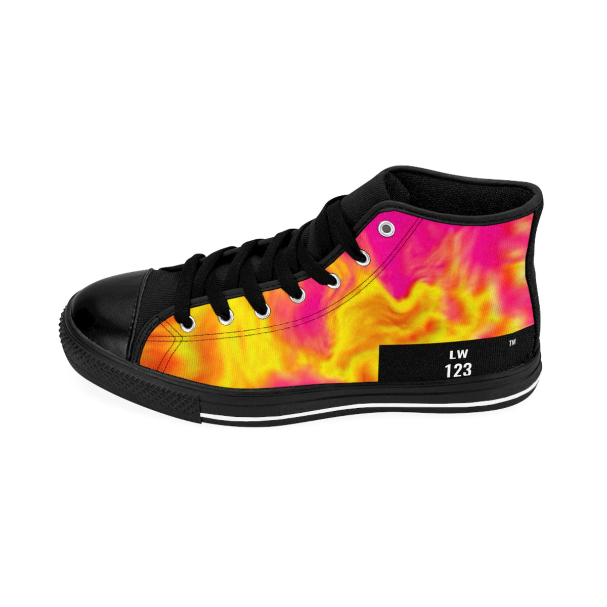 LW 123 High-Top Flame Sneakers