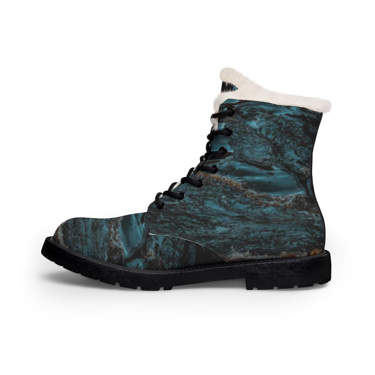 LW 123 Women's Fur-Lined Leather Boots