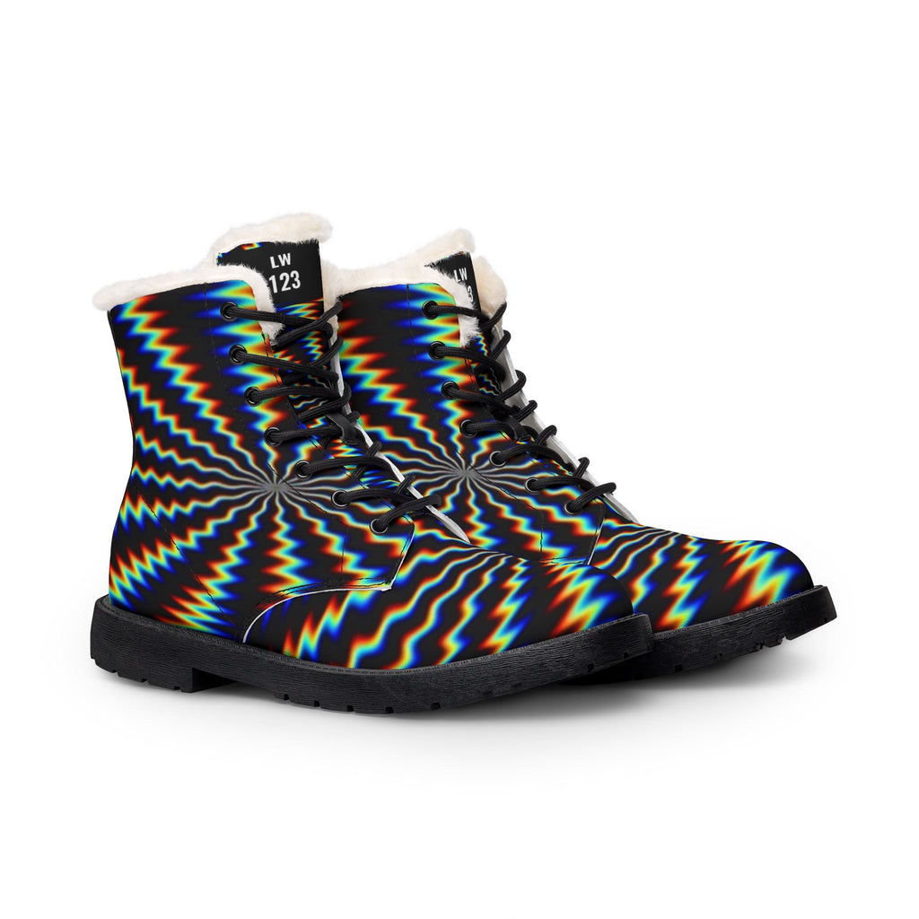 LW 123 Psychedelic Fur Leather Women's Boots