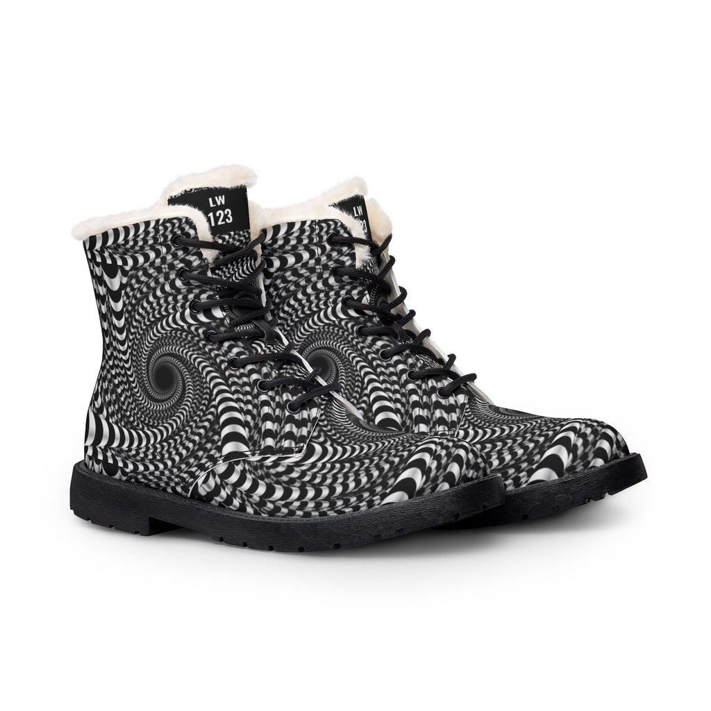 LW 123 Women's Fur-Lined Leather Boots