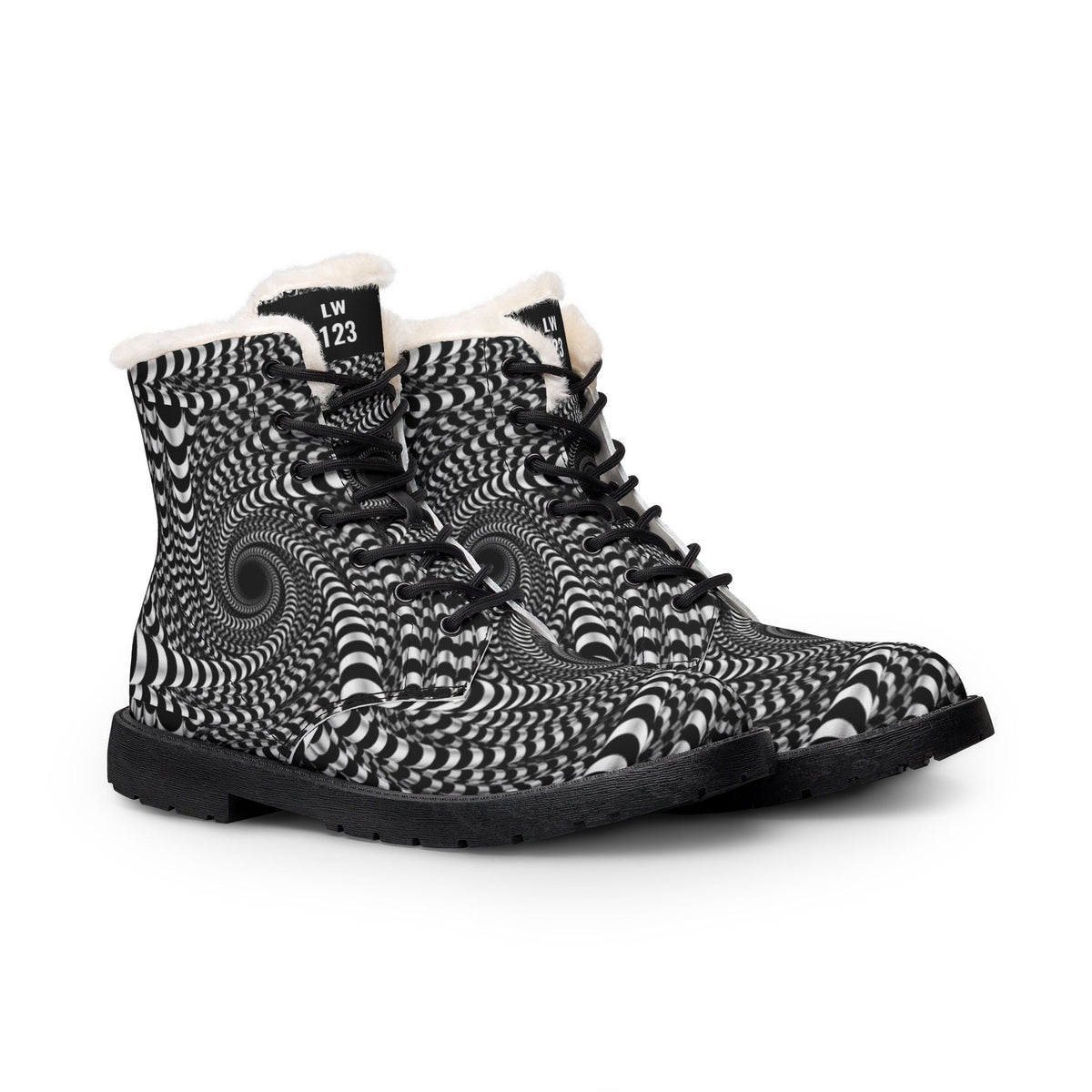 LW 123 Women's Fur-Lined Leather Boots
