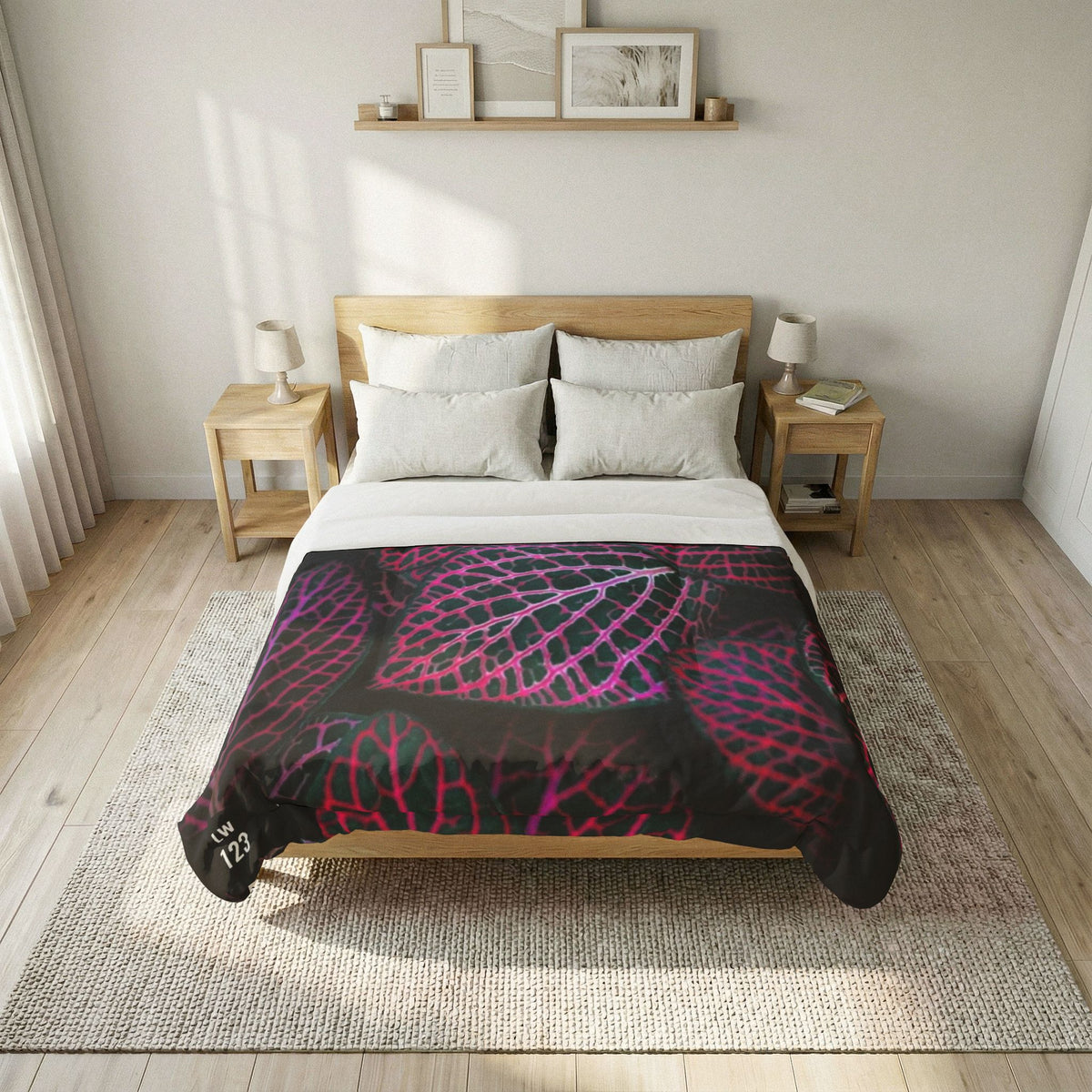 LW 123 Leaf Cotton Comforter