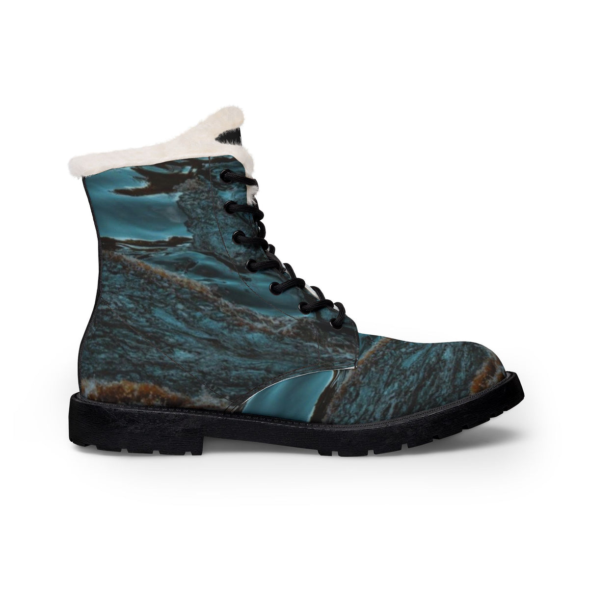 LW 123 Women's Fur-Lined Leather Boots