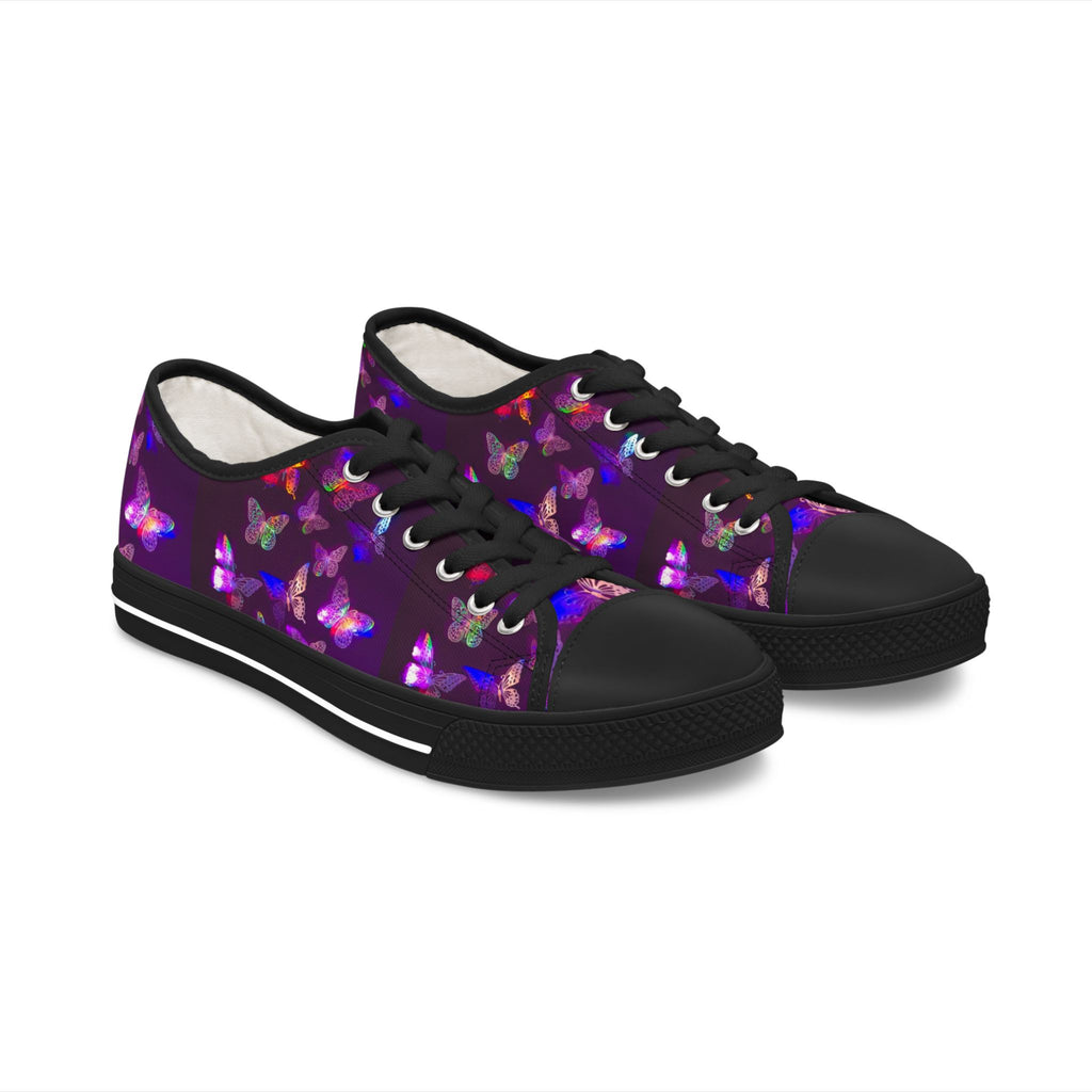 LW 123 Butterfly Print Low Top Sneakers