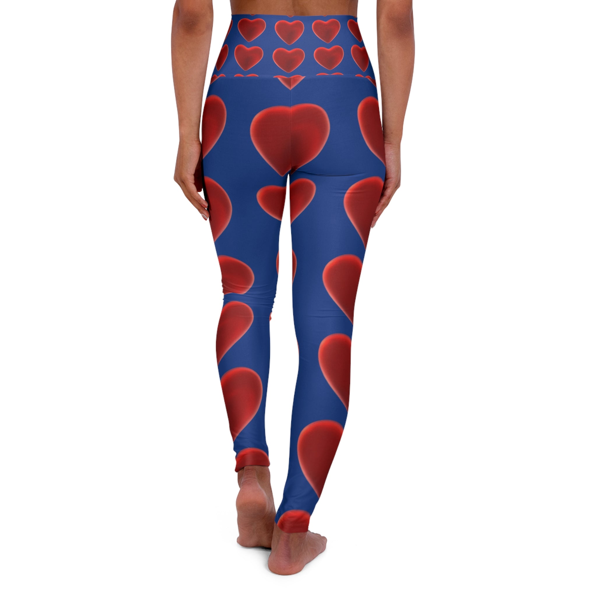 LW 123 High Waisted Yoga Leggings (AOP)