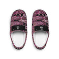 LW 123 Pink Marble Swirl Women's Indoor Slippers — Cozy Slip-On House Shoes