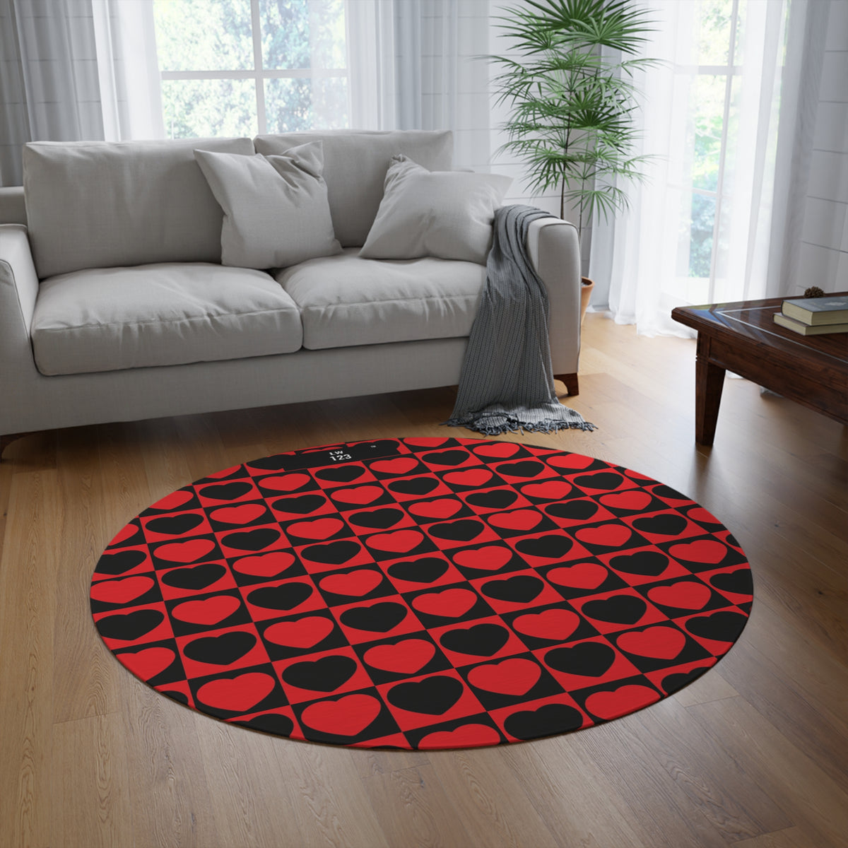 LW 123  Round Rug