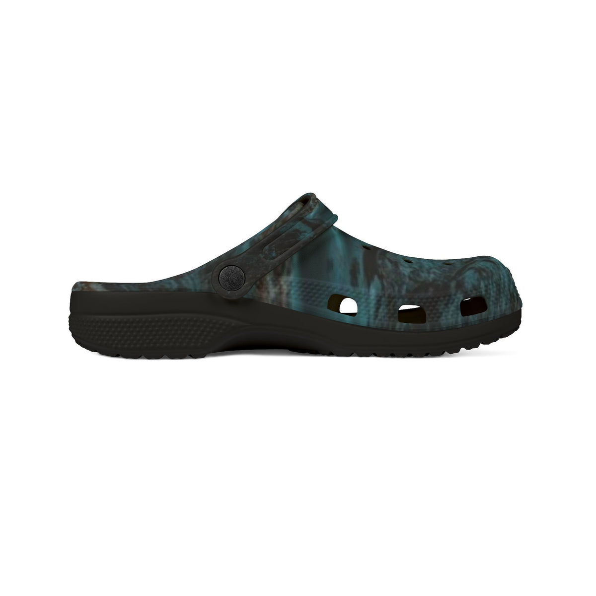 LW 123 Teal Marble EVA Foam Clogs
