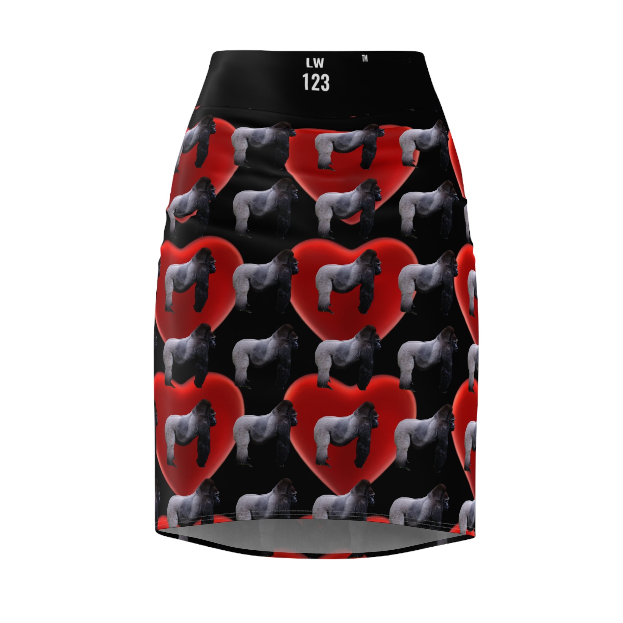 LW 123 Women's Pencil Skirt (AOP)