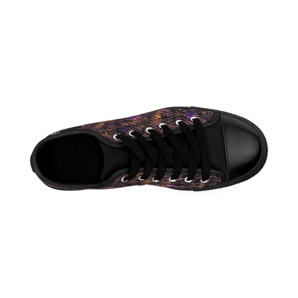 LW 123 Women's Sequined Knit Pattern Sneakers