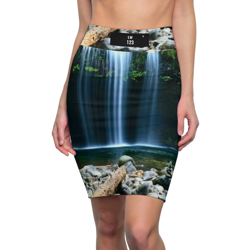 LW 123 Women's Pencil Skirt (AOP)