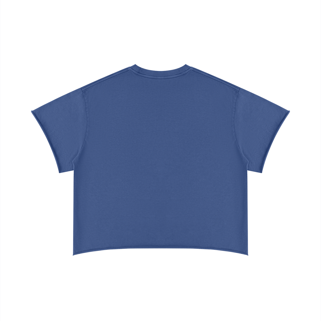 Unisex Boxy Raw Edge T-Shirt