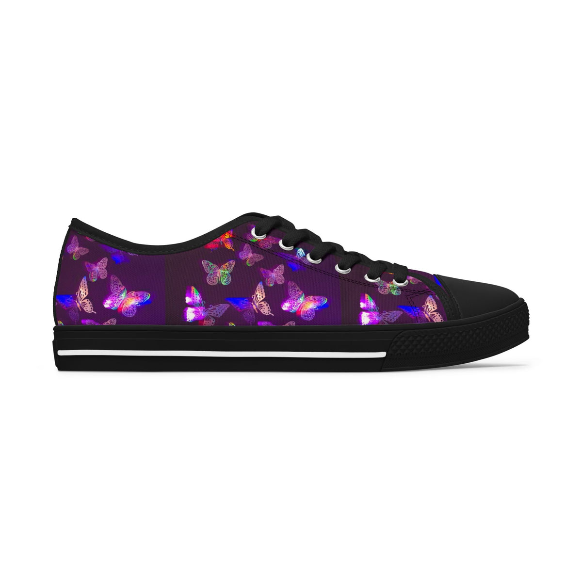 LW 123 Butterfly Print Low Top Sneakers