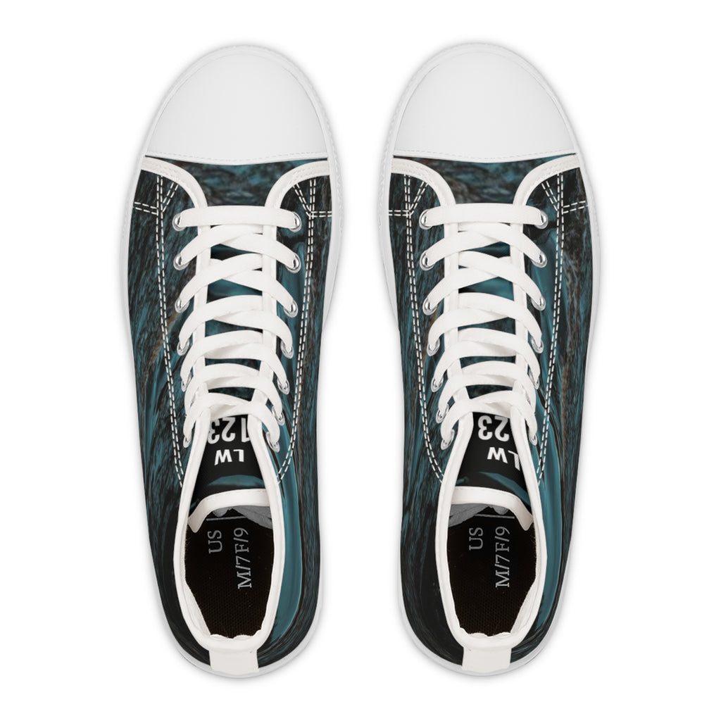 LW 123 Ocean Wave Women's High Top Sneakers