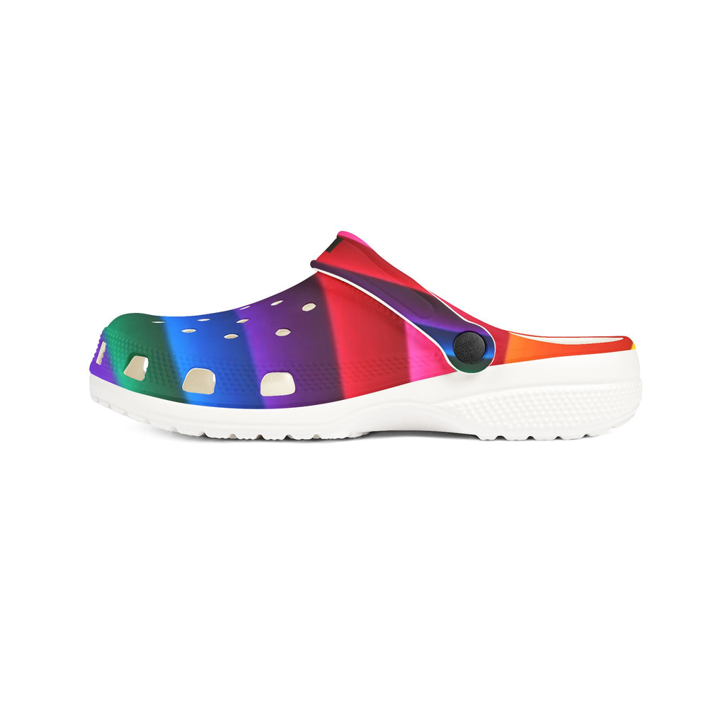 LW 123 Rainbow Gradient EVA Foam Clogs