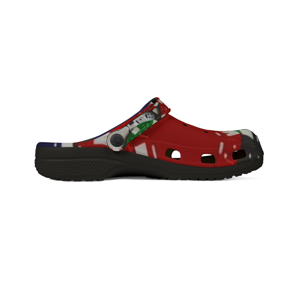 LW 123 Casino Poker Chip EVA Foam Clogs