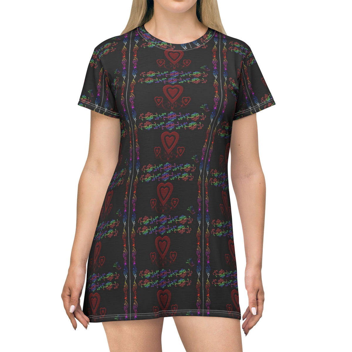 LW 123 T-Shirt Dress (AOP)