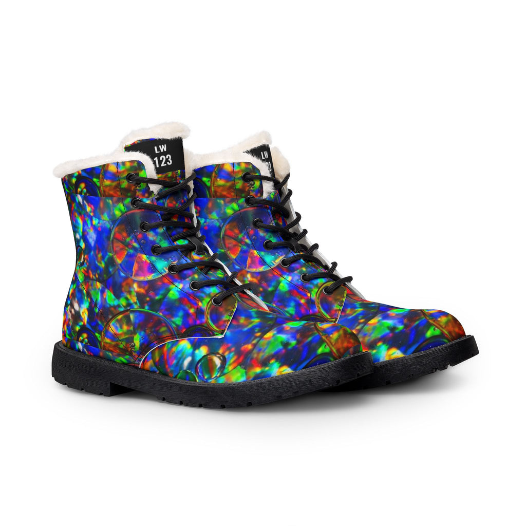 LW 123 Fur Lined Leather Boots
