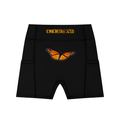 Women's High-Waisted Pocket Biker Shorts