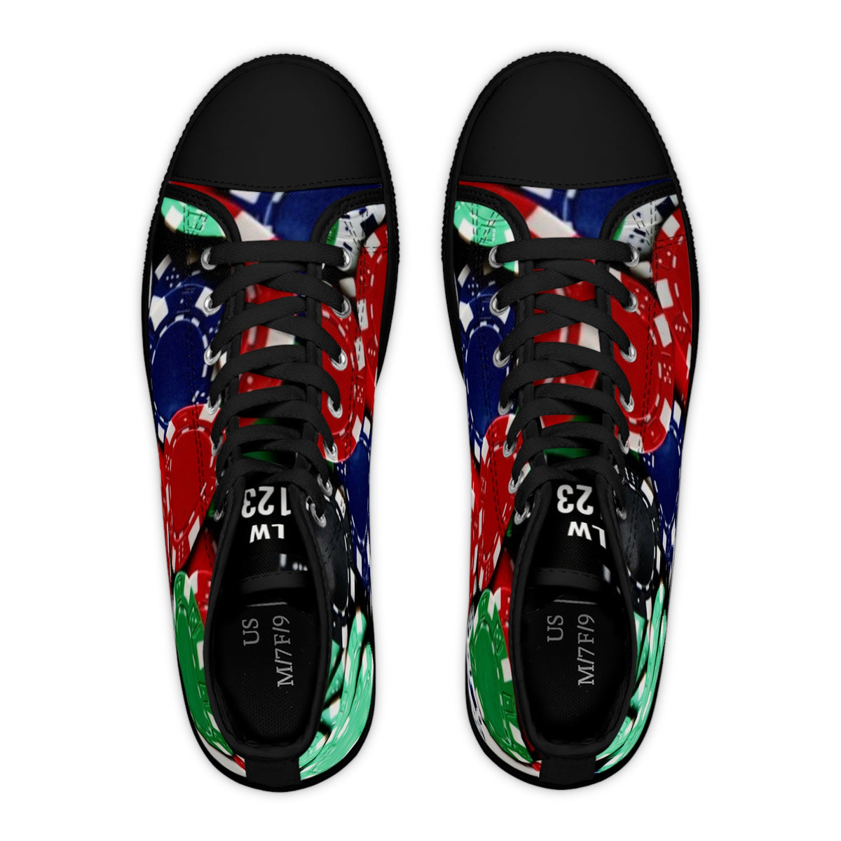 LW 123 High Top Poker Chip Sneakers