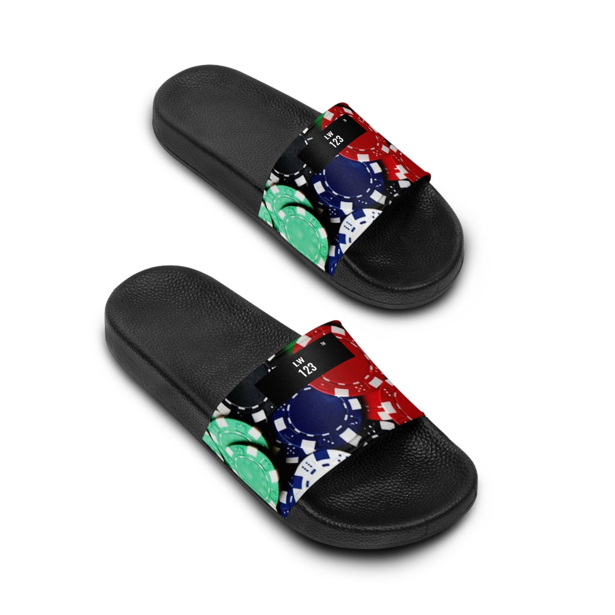 LW 123 Poker Chips Slide Sandals