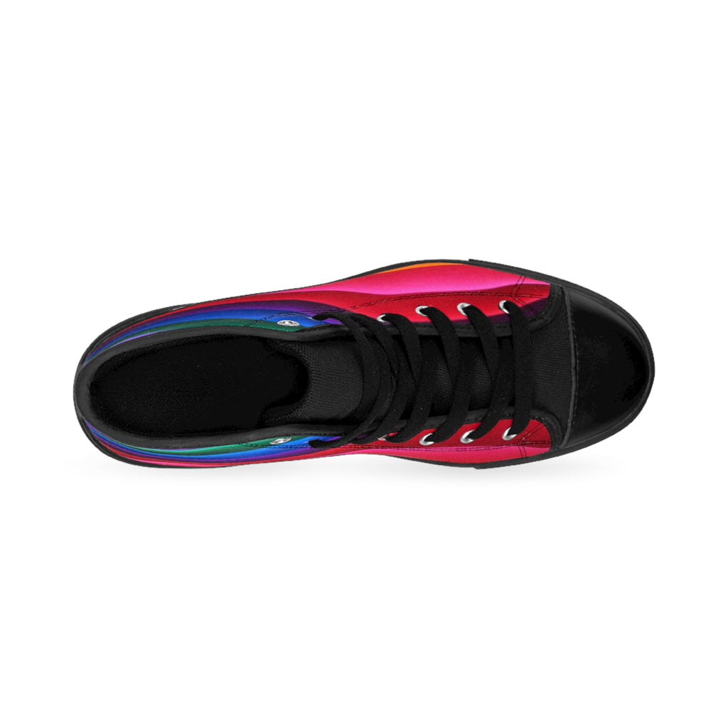 LW 123 Women's Color Retro High-Top Sneakers