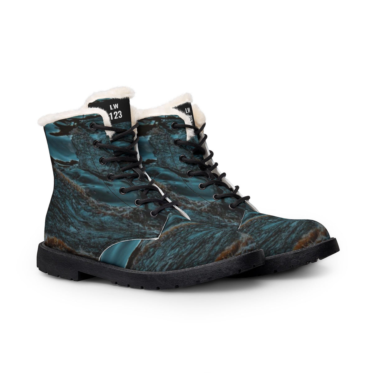 LW 123 Women's Fur-Lined Leather Boots