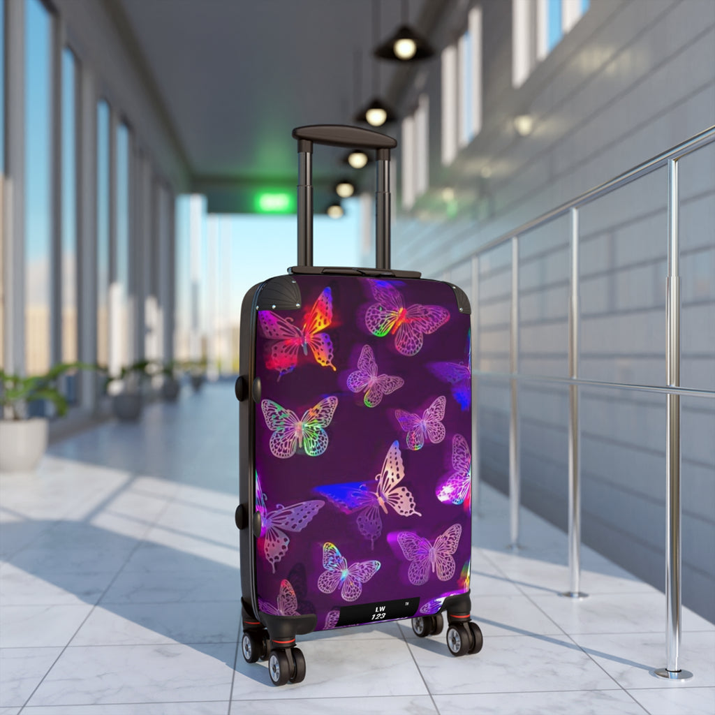 LW 123 Butterfly Glow Suitcase